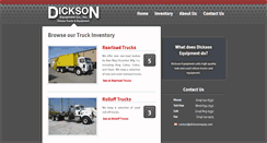 Desktop Screenshot of dicksonequip.com