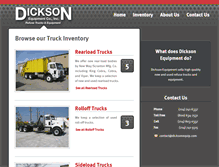 Tablet Screenshot of dicksonequip.com